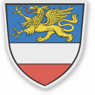 Adesivo Casaco de armas de Rostock, Alemanha