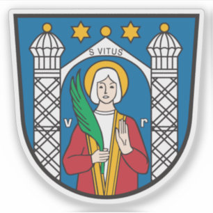 Adesivo Casaco de armas de Rua. Veit an der Glan, Áustria