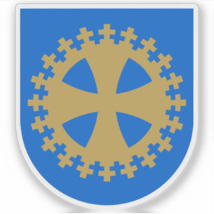 Adesivo Casaco de armas de SPapastamkos (Karkku), Finlândi