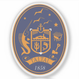 Adesivo Casaco de armas de Taltal, Chile