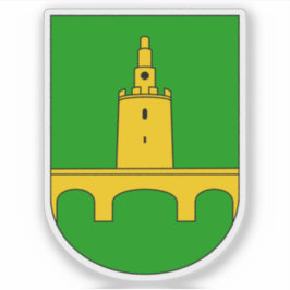 Adesivo Casaco de armas de Valpovo, Croácia