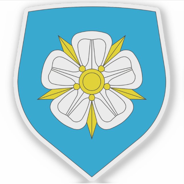 Adesivo Casaco de armas de Viljandi, Estônia (Frente)