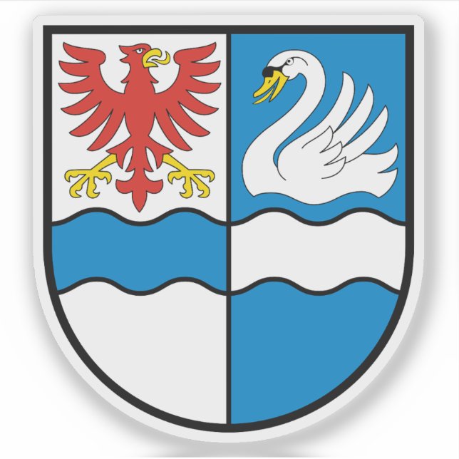 Adesivo Casaco de armas de Villingen-Schwenningen, Alemanh (Frente)