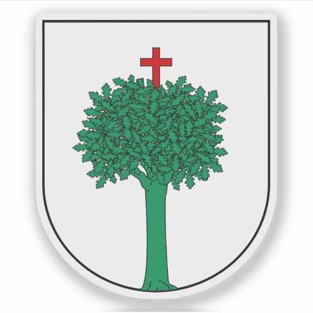 Adesivo Casaco de armas do Brasil Colonial (1500-1815) (Frente)