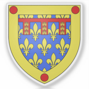 Adesivo Casaco de armas do departamento de Pas-de-Calais