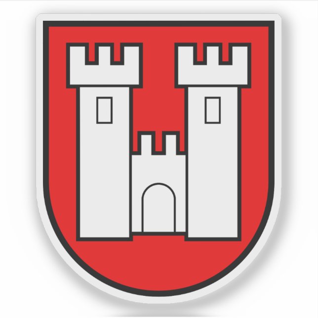 Adesivo Casaco de armas do distrito Niedersimmental, Suiça (Frente)