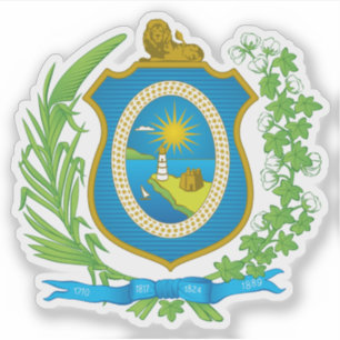 Adesivo Casaco de armas do Estado de Pernambuco, Brasil