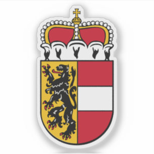 Adesivo Casaco de armas do Estado de Salzburgo, Áustria