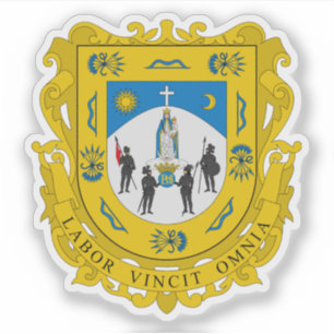Adesivo Casaco de armas do estado de Zacatecas, México