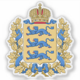 Adesivo Casaco de armas do Governo da Estônia