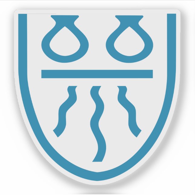 Adesivo Casaco de armas do município de Ballerup (Frente)