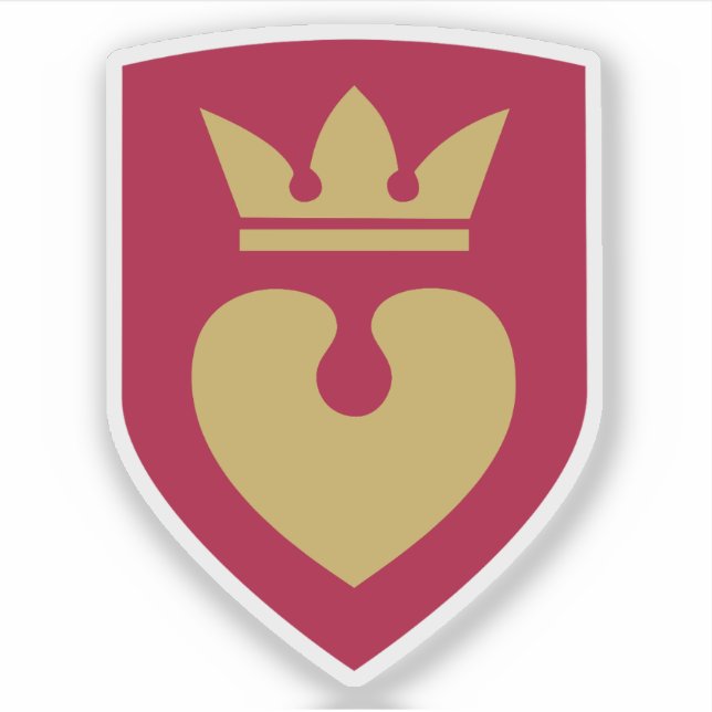 Adesivo Casaco de armas do município de Hillerød (Frente)