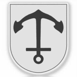 Adesivo Casaco de armas do município de Norrtälje, Suecia