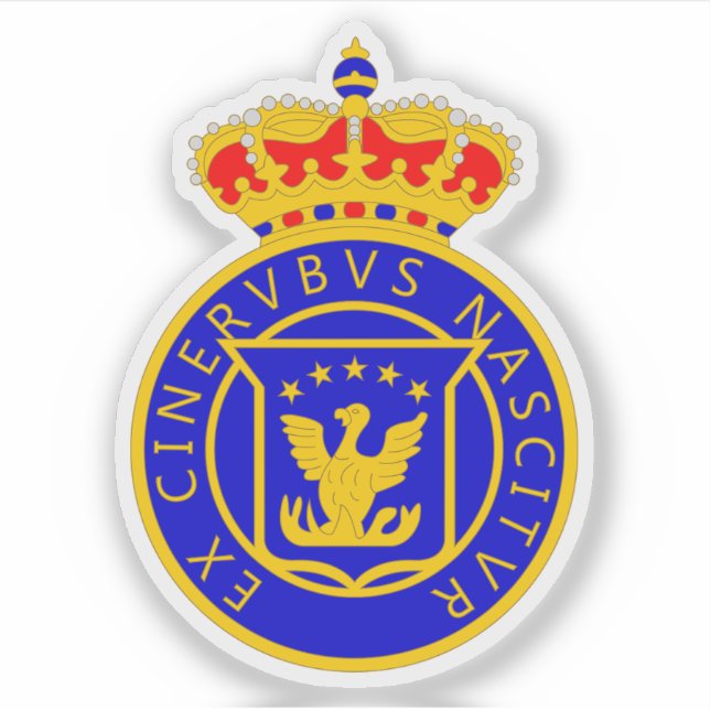 Adesivo Casaco de armas do Reino do Haiti (1814-1820) (Frente)