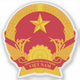 Adesivo Casaco de armas do Vietname
