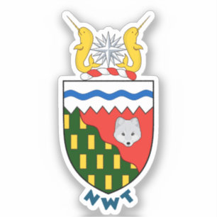 Adesivo Casaco de armas dos Territórios do Noroeste - CANA