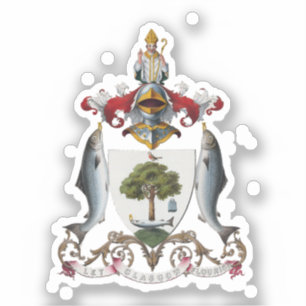 Adesivo Casaco de Armas Glasgow, ESCÓCIA