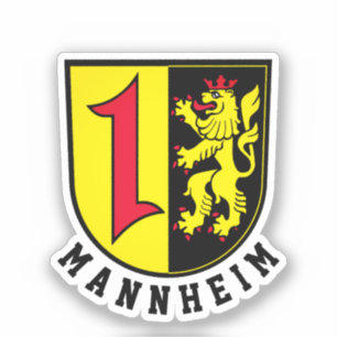 Adesivo Casaco de Armas Mannheim