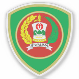 Adesivo Casaco de armas na província de Maluku, Indonésia