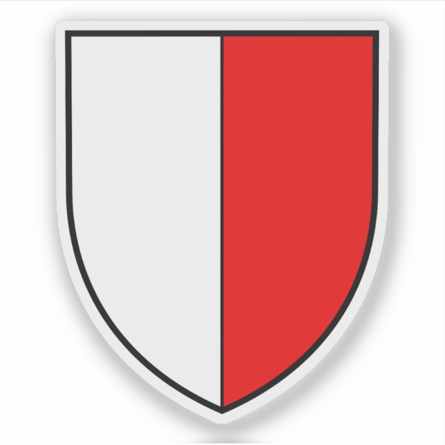 Adesivo Casaco de armas Payerne, Suiça (Frente)