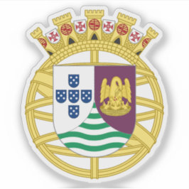 Adesivo Casaco de armas temporárias em Angola (1934)