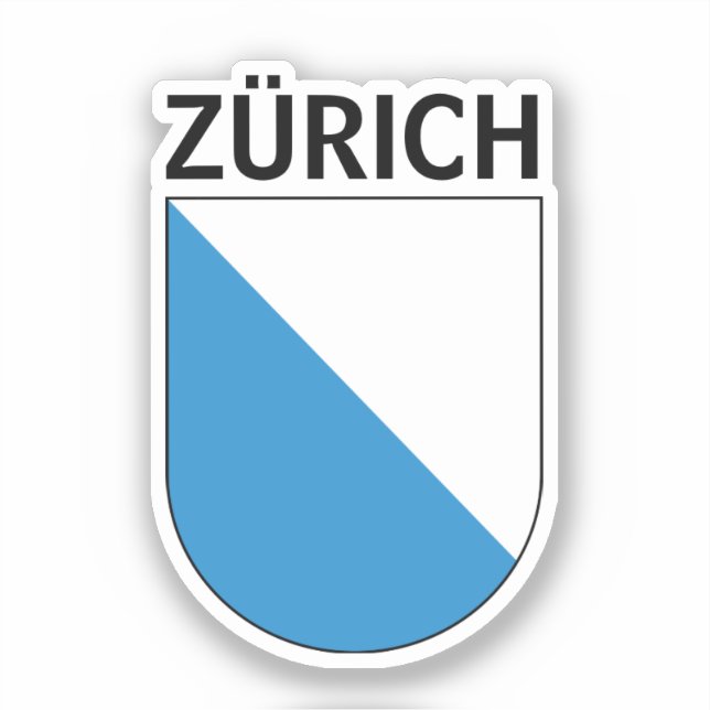 Adesivo Casaco de armas Zürich (Frente)