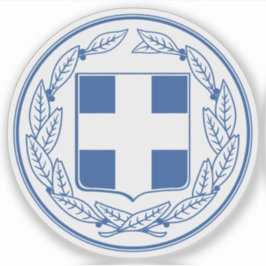 Adesivo Casaco de braços de Grécia (1975-presente)