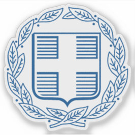 Adesivo Casaco de braços de Grécia (2010-presente)