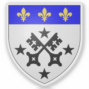 Adesivo Casaco de braços de Lisieux, Calvados, Normandia