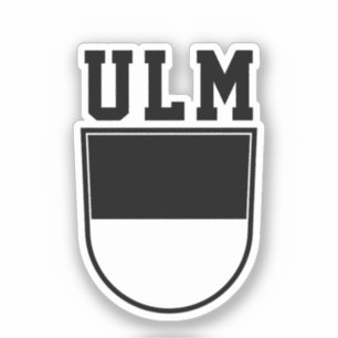 Adesivo Casaco de Braços de Ulm - ALEMANHA
