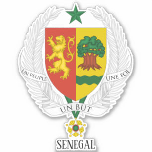 Adesivo Casaco Nacional Do Senegal De Armas, Vinheta Patri