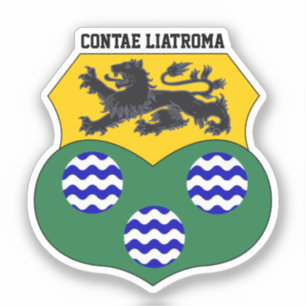 Adesivo Casaco pf Arms of County Leitrim, Irlanda