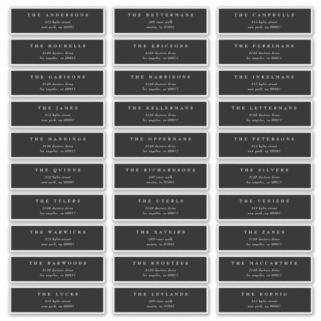 Adesivo Casamento clássico de crest preto monograma tradic (Frente)