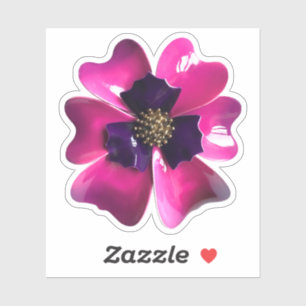 Adesivo Casamento de primavera da Orquídea Hippie MOD 60