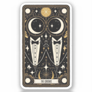 Adesivo Casamento de Tarot Grooms