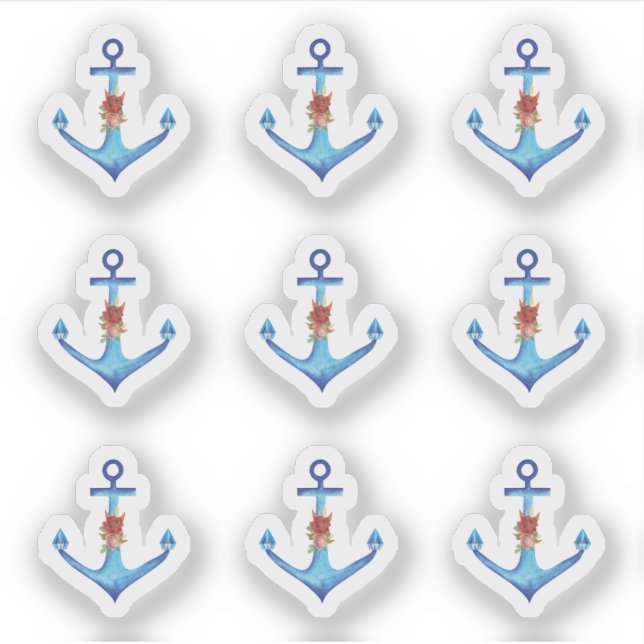 Adesivo Casamento Fabuloso do Oceano Anchor Diamond (Frente)