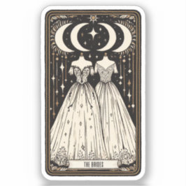 Adesivo Casamento Tarot Brides