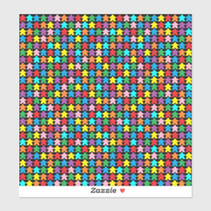 Adesivo Casas multicoloridas