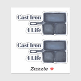 Adesivo Cast Iron for Life Sticker
