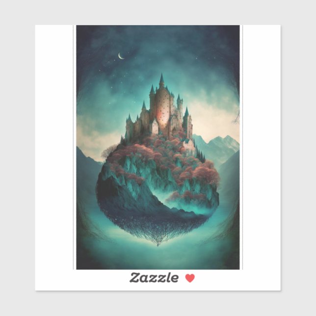 Adesivo Castelo de Magical Fantasy (Folha)