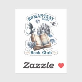 Adesivo Castelo Romantasy Reader Dragon Book Club