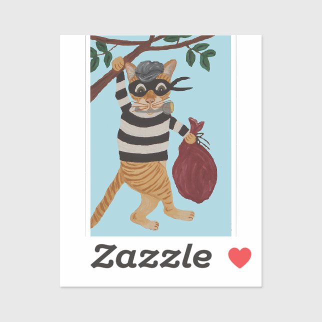 Adesivo Cat Burglar (Folha)