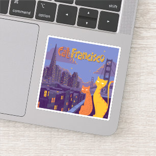 Adesivo Cat Francisco