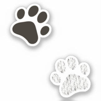 Adesivo Cat Paw Print Sticker Pack 