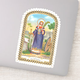 Adesivo Catarina de Alexandria, vestida egípcia