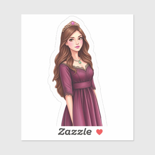 Adesivo Catherine's White Background Sticker (Folha)