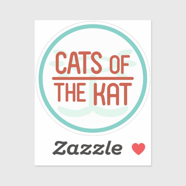 Adesivo Catsofthekat Cort Vinyl Sticker (Folha)