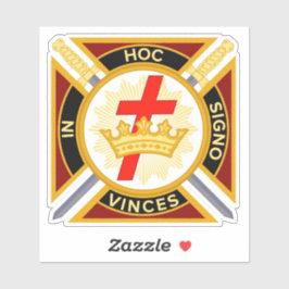 Adesivo Cavaleiros Templários