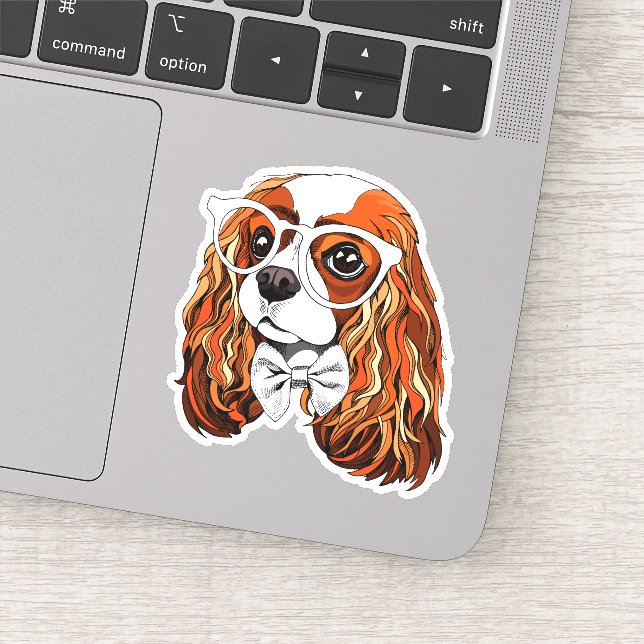 Adesivo Cavalier King Charles Spaniel Portrait (Detalhe)