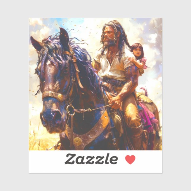 Adesivo Cavalo Andando (Folha)